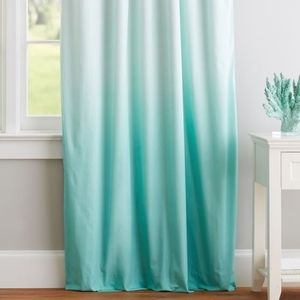 Pottery Barn Teen Turquoise Ombre Blackout Curtain